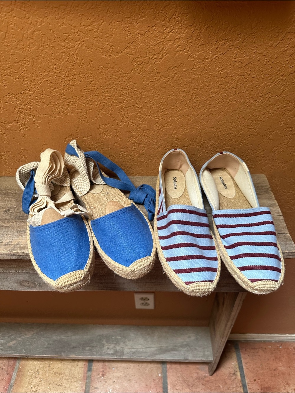 2 for 1 espadrille NWOT 9-9.5 - Picture 2 of 9